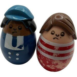 Tonka Toddler Peek A Boo Face Changing Finger Puppet Egg Shape Weeble Figures